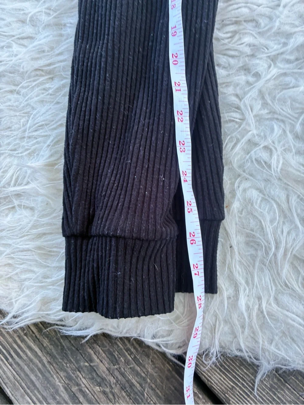 🌺ALO Yoga Black Ribbed Drawstring Joggers🌺